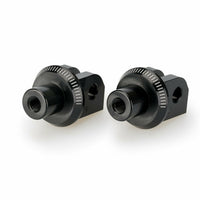 Puig Footpeg Adaptor Rider Adjustable Black Yam - Street Collection