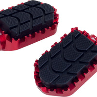 PUIG Footpegs Enduro Red Foot Controls