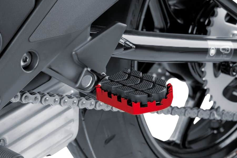 PUIG Footpegs Enduro Red Foot Controls