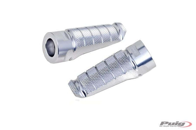 PUIG Footpegs Racing Silver - Foot Controls