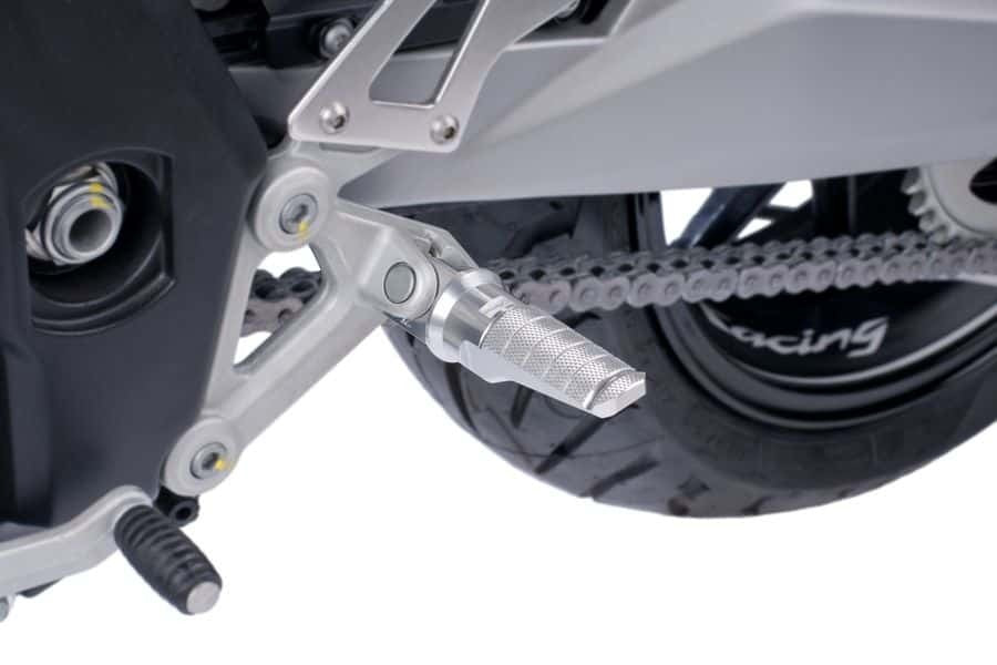 PUIG Footpegs Racing Silver - Foot Controls