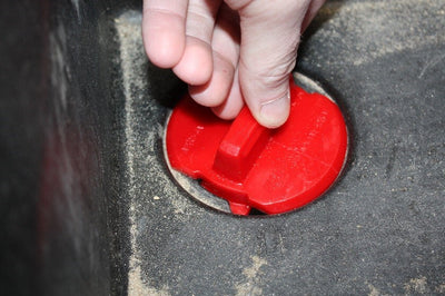 Energy Susp. Footwell Drain Plug Kit Red Pol - Atv Performance Products