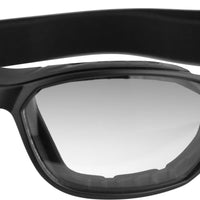 Bobster Force Convertible Glasses Matte Blk W/photochromatic - Black - Harddrive Products