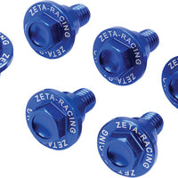 Zeta Fork Guard Bolt Hus H-blue - Red - Offroad Collection