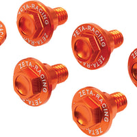 Zeta Fork Guard Bolt Hus H-blue - Red - Offroad Collection