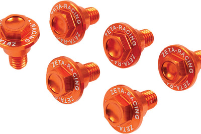 Zeta Fork Guard Bolt Hus H-blue - Orange - Offroad Collection