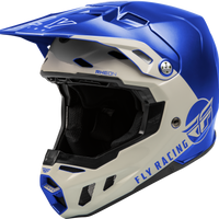 FLY RACING Formula Cc Centrum Helmet Metallic Blue/Light Grey Lg - Helmets