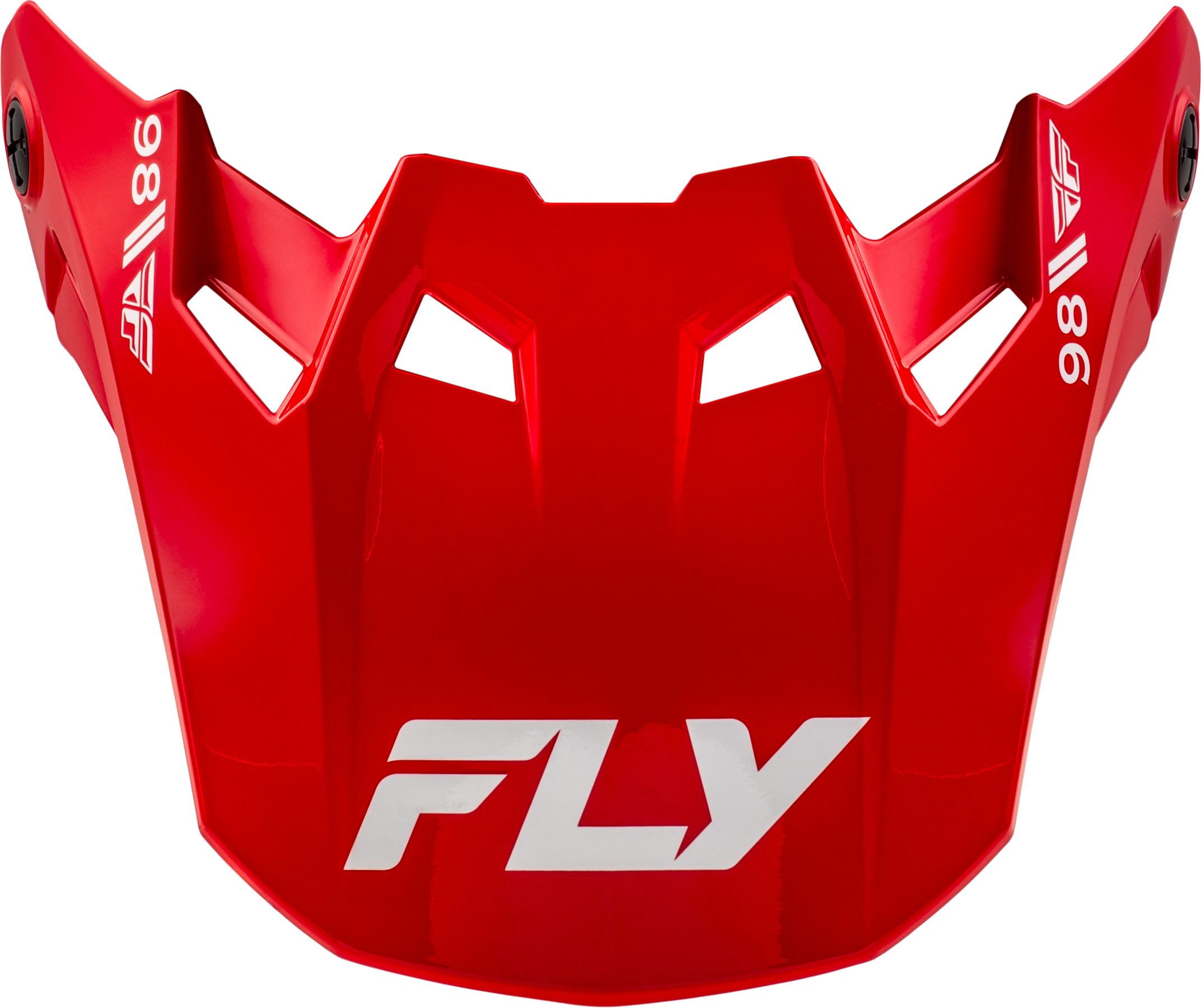 FLY RACING Formula Cc Objective Visor Red/White Yl/Sm