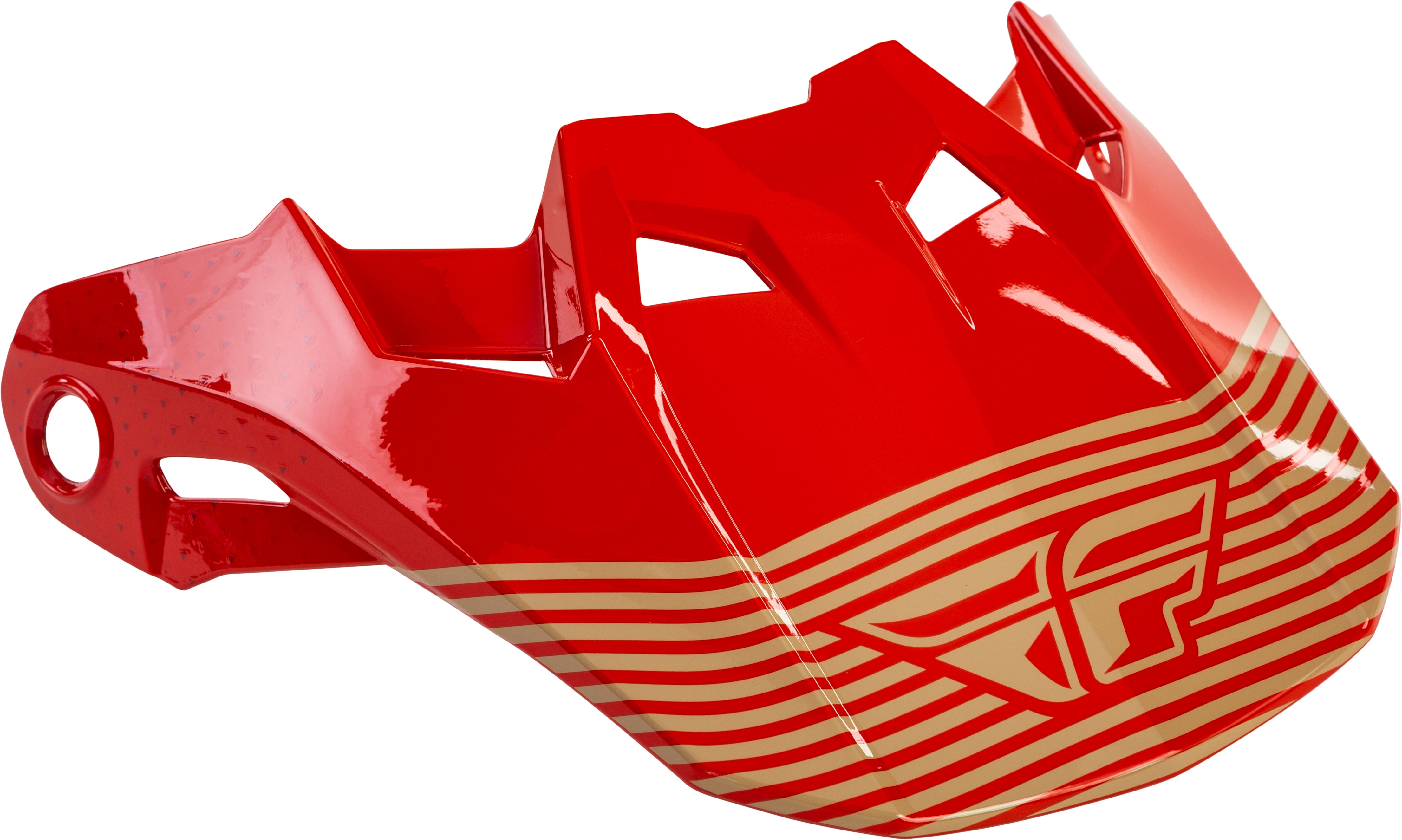 FLY RACING Formula Cc Primary Helmet Visor Red/Khaki Xl 2x - Accessories