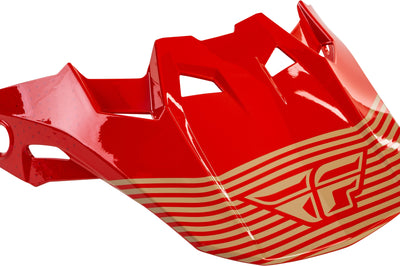 FLY RACING Formula Cc Primary Helmet Visor Red/Khaki Xl 2x - Accessories