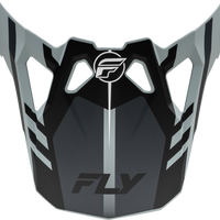 FLY RACING Formula Cp Krypton Visor Matte Grey/Black Ys S - Helmet Accessories