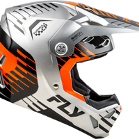 FLY RACING Formula Cp Slice Helmet Grey/Orange/Black Sm