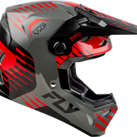 FLY RACING Formula Cp Slice Helmet Grey/Red/Black 2x