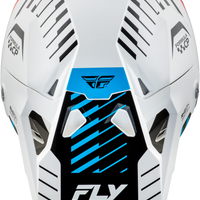 FLY RACING Formula Cp Slice Helmet White/Red/Cyan Lg