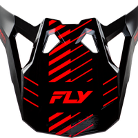 FLY RACING Formula Cp Slice Visor Grey/Red/Black M 2x