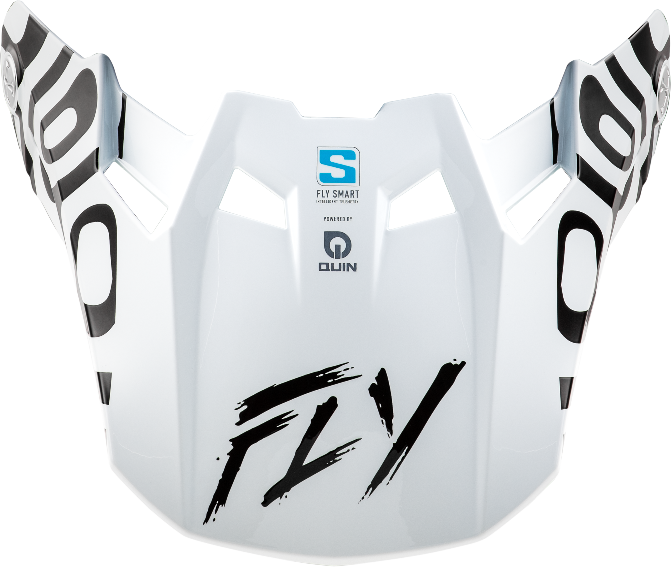 FLY RACING Formula S Carbon Abyss Visor White/Black Md/Lg