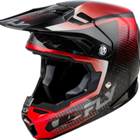 FLY RACING Formula S Carbon Protocol Helmet Black Carbon/Red Sm