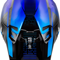 FLY RACING Formula S Carbon Protocol Hlmt Black Carbon/Blue Sm