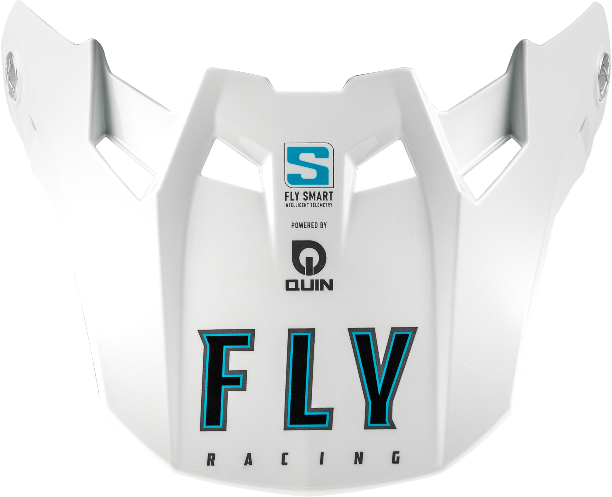 FLY RACING Formula S Carbon Solid Visor White Md/Lg