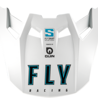 FLY RACING Formula S Carbon Solid Visor White Yl/Sm