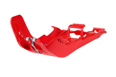 Polisport Fortress Skid Plate W/link Black Hon - Red - Offroad Collection
