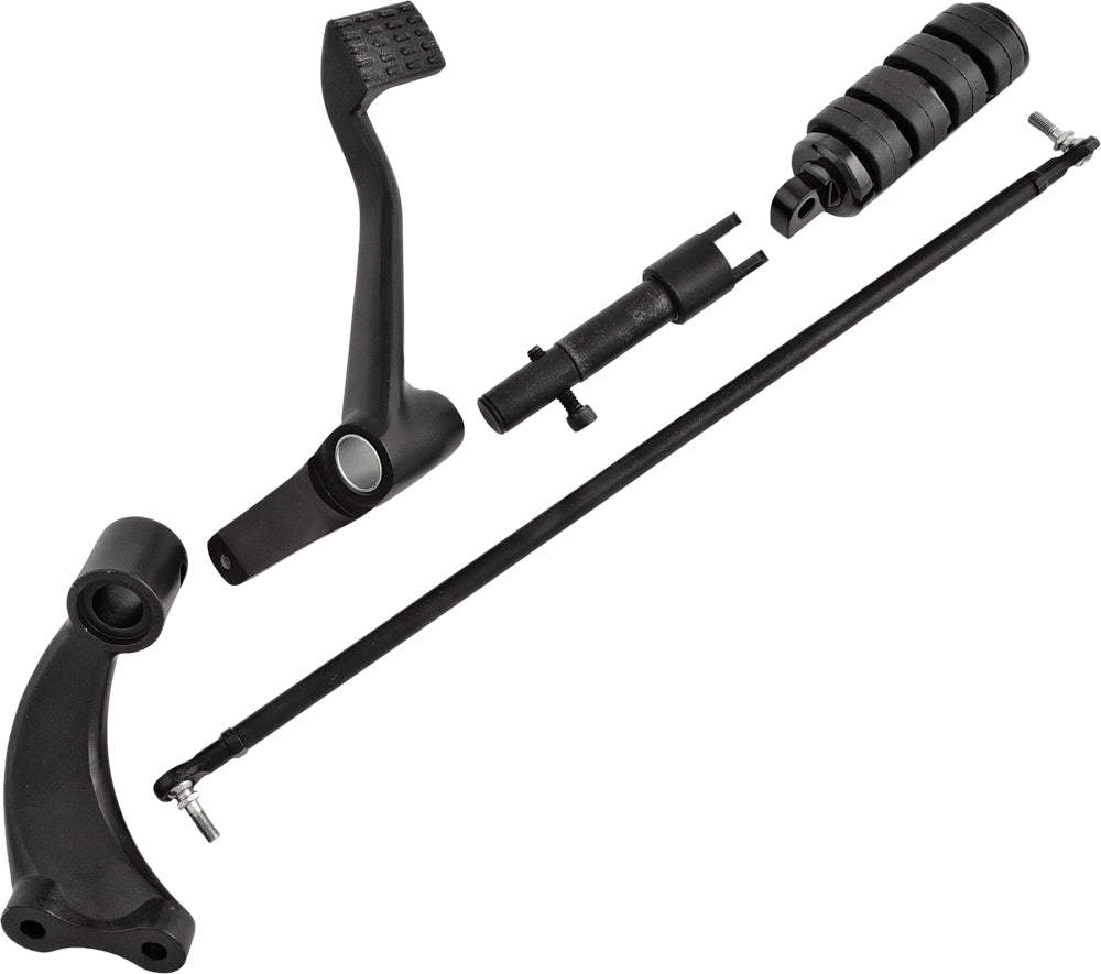 Harddrive Forward Control Kit Xl 04-13 Blk W/rubber Band Pegs - Black - Products