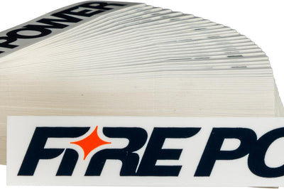 Fire Power Fp Logo Sticker Lg 100 Pks - Watercraft Collection