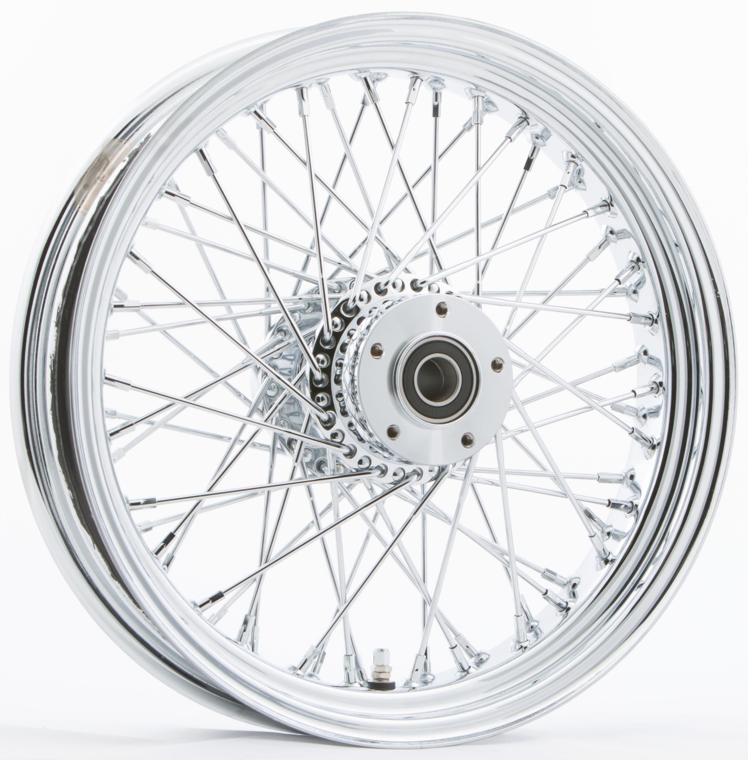Harddrive Fr 60-spk Dd Chrome 16x3.5 Wide-hub 3/4’’ Axl 00 Ltr - Tires & Wheels