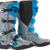 Fly Racing Fr5 Boots Grey/blue Sz 13 - Black / US 07 - Gear