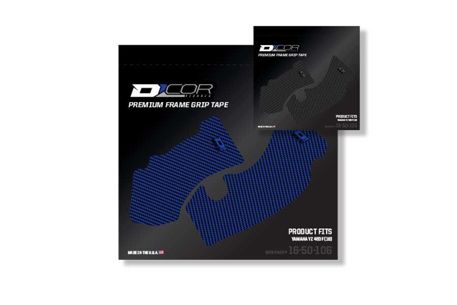 D COR Frame Grip Guard Decal Blue Graphics/Decals