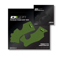 D-COR Frame Grip Guard Decal Green/Black - Graphics/Decals