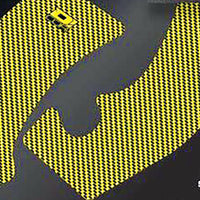 D-COR Frame Grip Guard Decal Yellow - Graphics/Decals