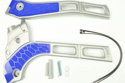 Acerbis Frame Guards- X-grip White/black - Offroad Collection