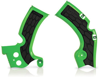 Acerbis Frame Guards- X-grip White/black - Offroad Collection