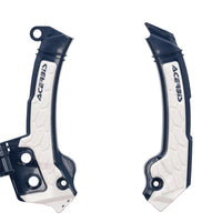 Acerbis Frame Guards- X-grip White/black - Black/Black - Offroad Collection