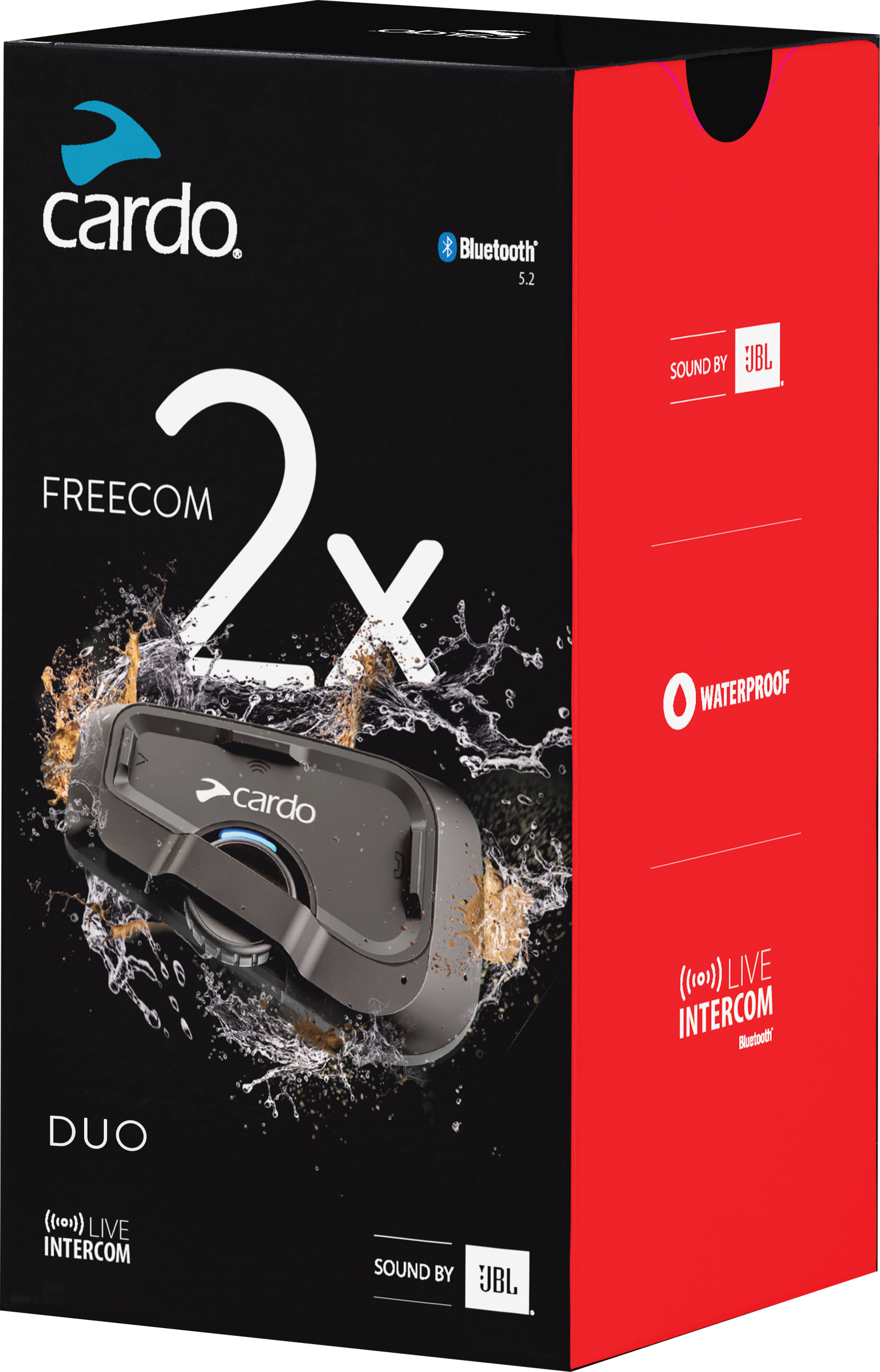 Cardo Freecom 2x Bluetooth Headset Duo