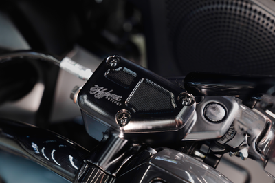 HOFMANN DESIGNS Front Brake Reservoir Cover Black L`23 24 Cvo - Hand Controls