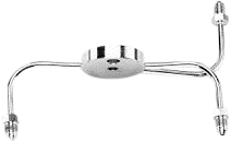 GOODRIDGE Front Brake Spider Narrow Chrome 3an Fittings