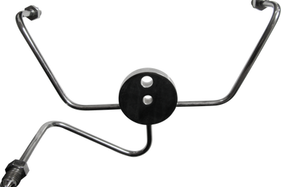 Goodridge Front Brake Spider Wideglide Chrome -3an Fittings - Harddrive Products