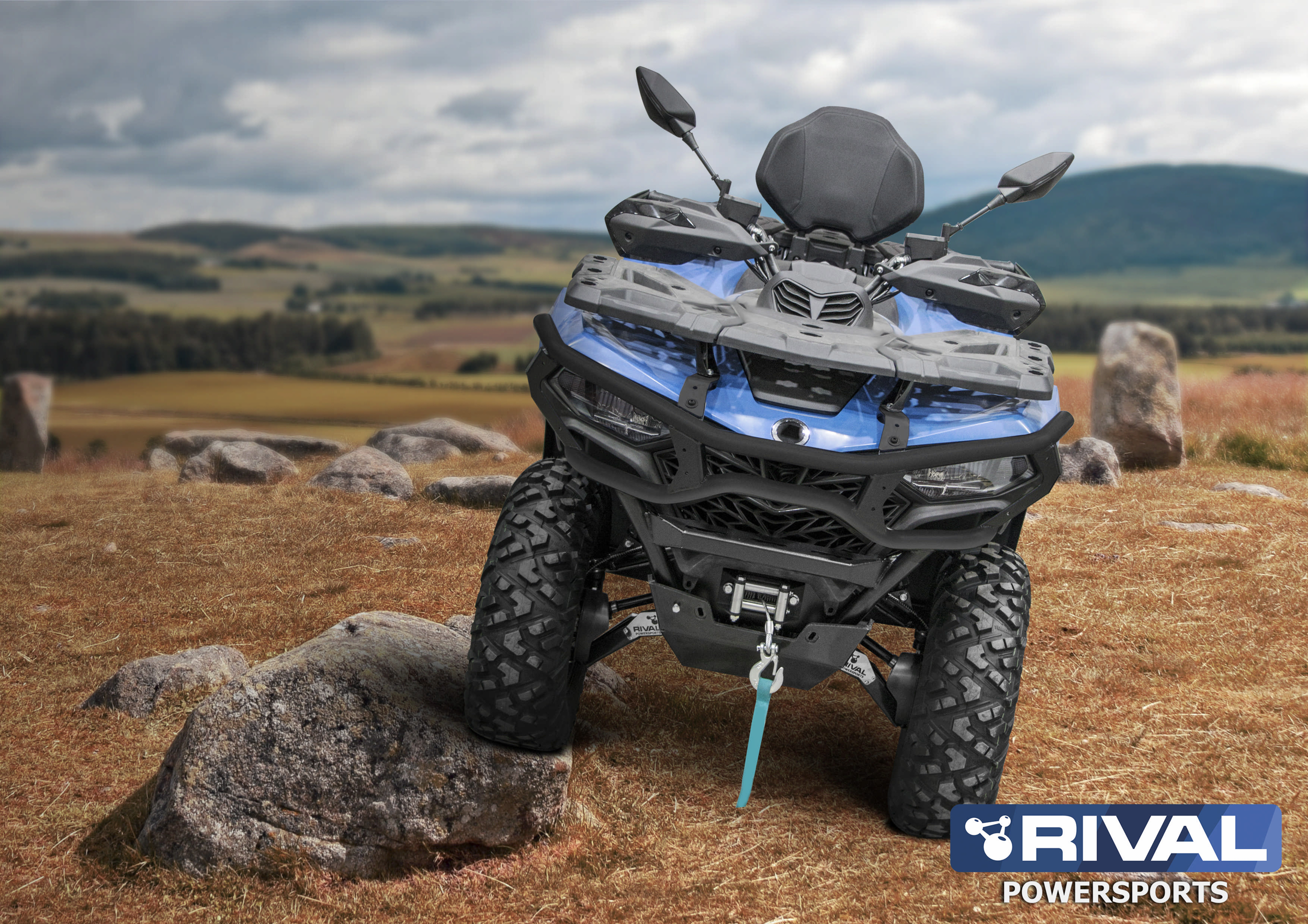 RIVAL POWERSPORTS USA Front Bumper Guards/Braces