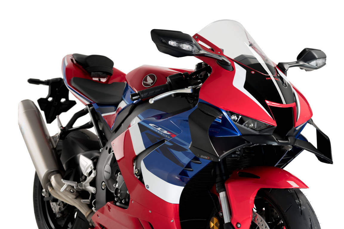 Puig Front Gp Spoiler Black Hon - Street Collection