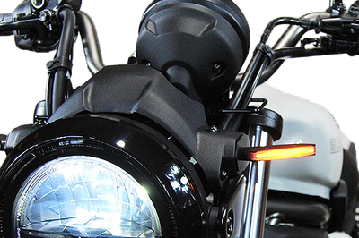 New Rage Cycles Front Led Turn Signals Kaw - Street Collection