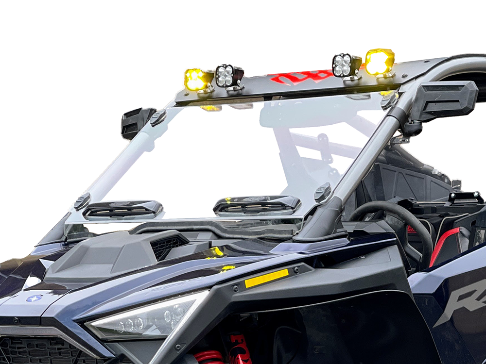 SPIKE Front Vented Windshield Polaris Pro R - Windshield/Windscreen