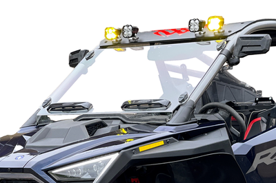 SPIKE Front Vented Windshield Polaris Pro R - Windshield/Windscreen