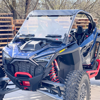 SPIKE Front Vented Windshield Polaris Pro R - Windshield/Windscreen