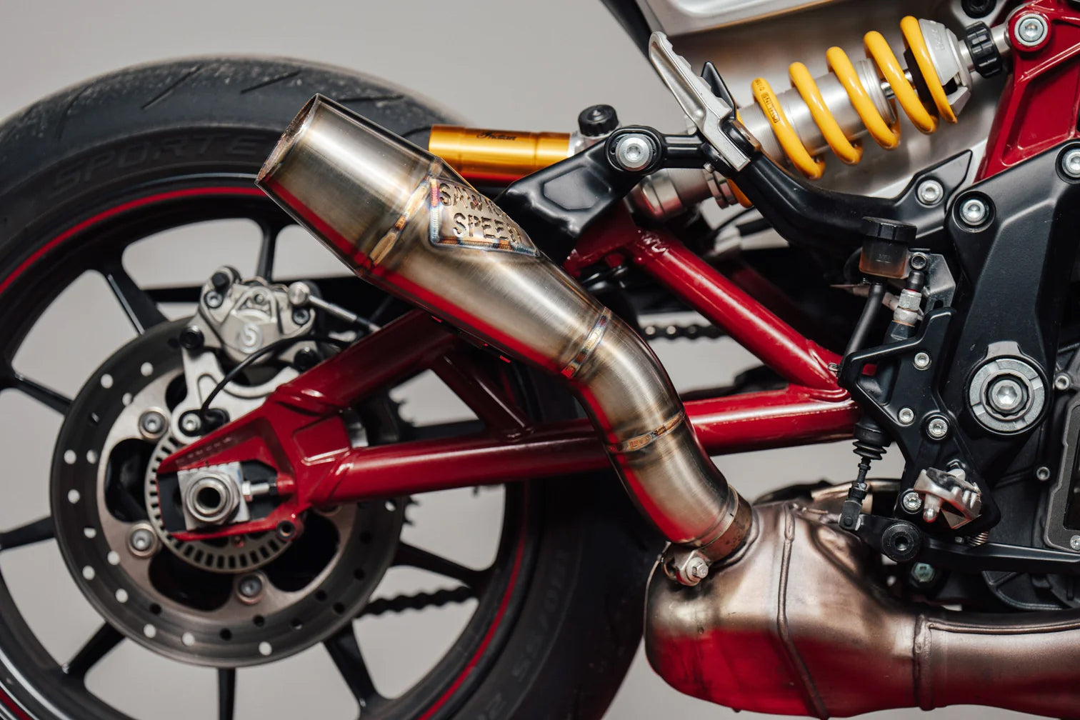 Sawicki Ftr 1200 Slip-on Cannon Brushed Ss - Harddrive Products