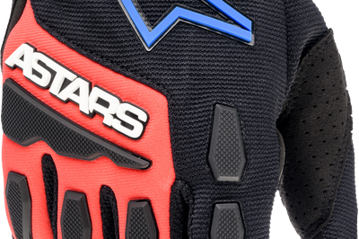 Alpinestars Full Bore Xt Gloves Black/bright Blue/red Xl - Apparel Collection