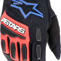 Alpinestars Full Bore Xt Gloves Black/bright Blue/red Xl - Black / 2X-Large - Apparel Collection