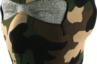 Zan Full Face Mask Woodland Camo - Harddrive Products