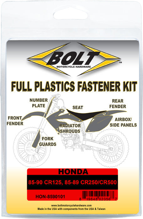 Bolt Full Plastic Fastener Hon - Tires & Wheels